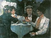 Lovis Corinth, In Max Halbes Garten